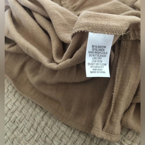 Monteau linen blend midi dress - Picture 3 of 3